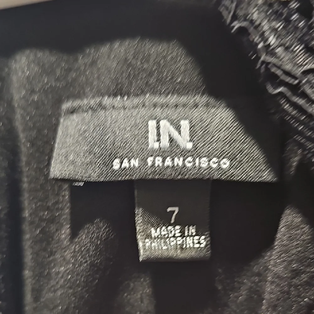 I.N. San Francisco Black High Low Lace Dress - Picture 2 of 4